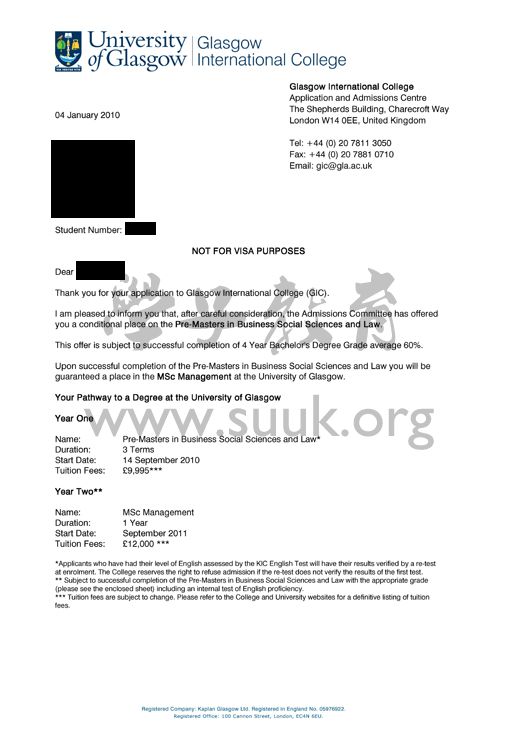 英国格拉斯哥大学硕士预科