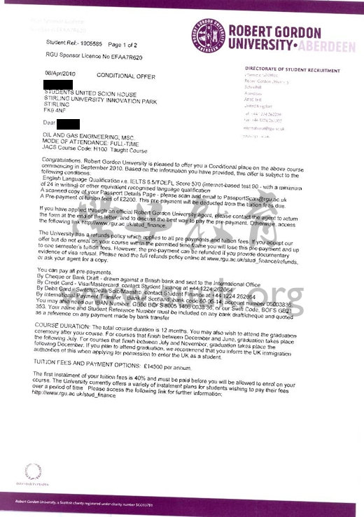 英国罗伯特戈登大学石油与天然气工程硕士课程