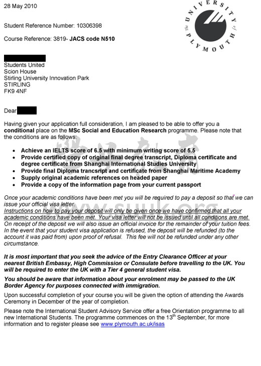 英国普利茅斯大学社会及教育研究学硕士