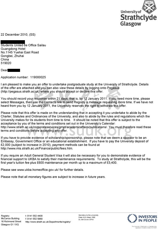 英国斯特拉斯克莱德大学市场营销学硕士