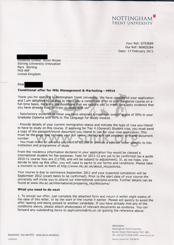 英国诺丁汉特伦特大学管理和市场营销学硕士