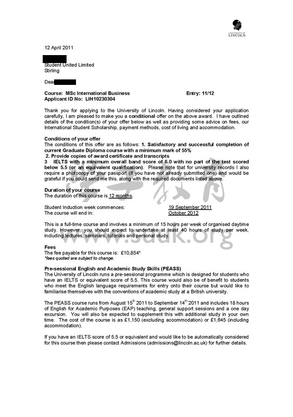 英国林肯大学国际商务学硕士