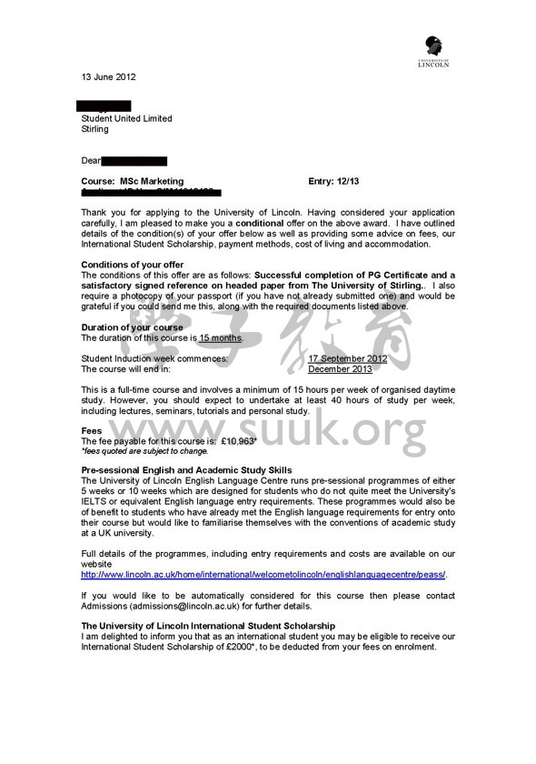 英国林肯大学市场学硕士