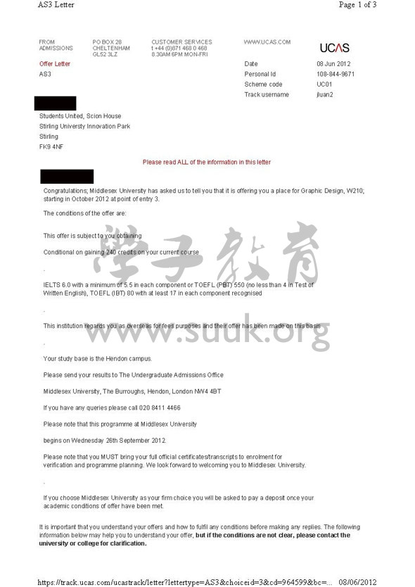 英国密德萨斯大学插读平面设计专业本科最后一年