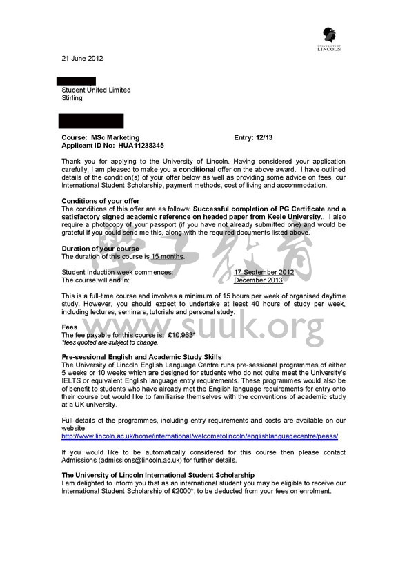 英国林肯大学市场学硕士