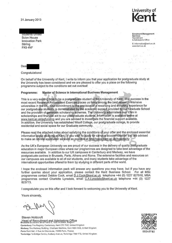 英国肯特大学国际管理学硕士