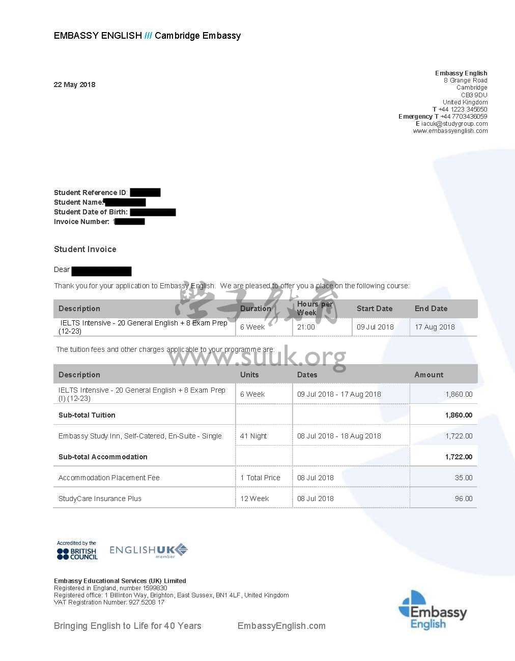 英国6周雅思课程