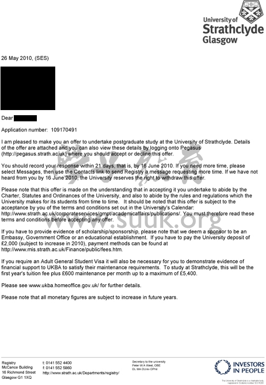英国格拉斯哥斯特拉思克莱德大学国际管理学硕士