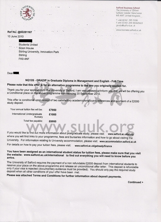 英国索尔福德大学硕士预科